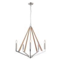 Люстра подвесная Lussole Clovis LSP-8744 40W хром