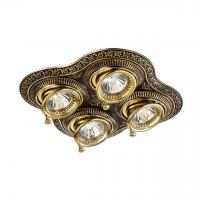 Светильник встраиваемый поворотный Novotech Vintage 370180 GX5.3 200 Вт