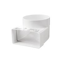 Соединительное колено Vents 821 204х60 мм d=100 мм