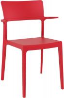 Кресло пластиковое Plus красный