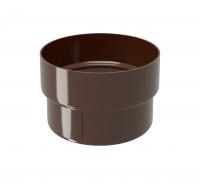 Муфта трубы соединительная ПВХ Grand Line коричневая RR 32