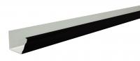 Желоб прямоугольный Vortex Matt 127мм 3м RAL 9005 черный