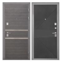 Входная дверь металлическая Интекрон Неаполь / ФЛ-613 черный крашеный