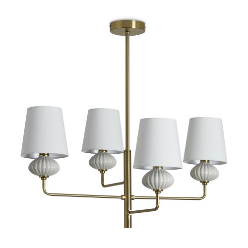 Подвесной светильник Freya Ceramics FR2029PL-04BS 40W латунь