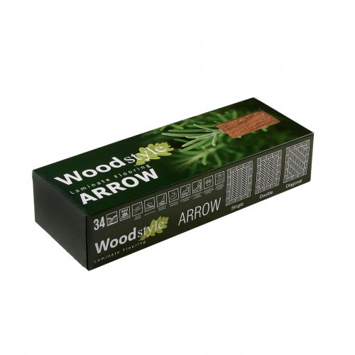 Ламинат 34 класс WoodStyle Arrow Дуб Нейт 110 12 мм