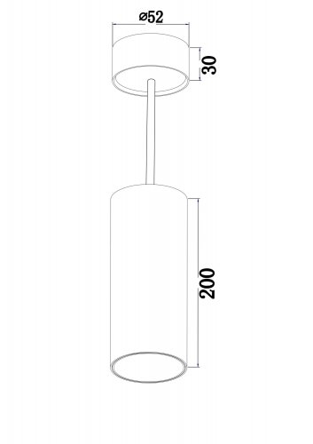 Подвесной светильник Technical Focus P071PL-L12W3K
