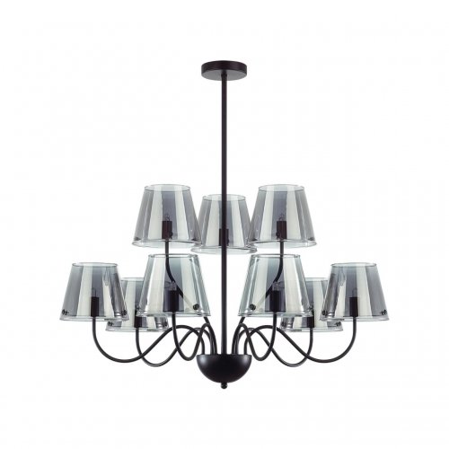 Люстра потолочная Lumion Smoky цвет черный, дымчатый арт. 6570/9C  9*20W G9