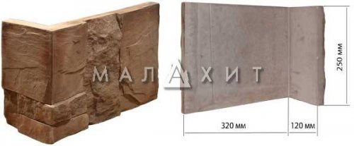 Угловой элемент Малахит Бостон в цвет