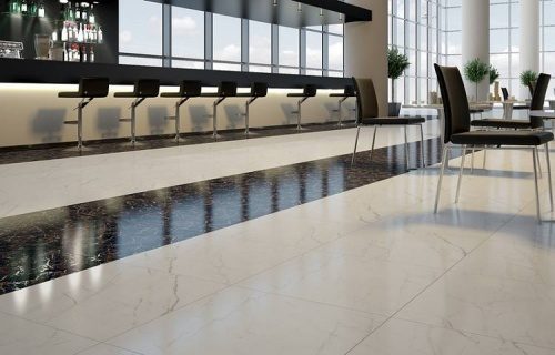 Керамогранит Kerranova Black&White Черный K-61/CR/30x60