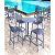 Стул пластиковый барный Air Bar 75 темно-серый Стул пластиковый барный Air Bar 75 темно-серый