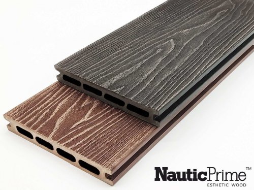Террасная доска NauticPrime Light Esthetic Wood Венге 4000х145x22 мм