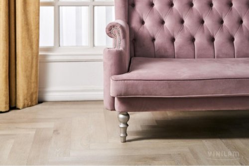 Виниловый ламинат Vinilam Parquet Herringbone Скандинавский паркет