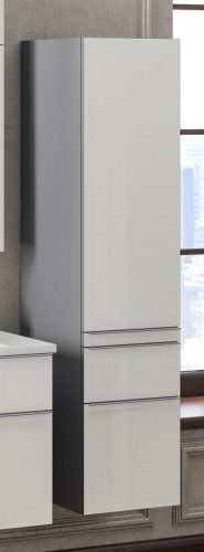 Пенал Smile Кристалл 30 лев. напольный, белый