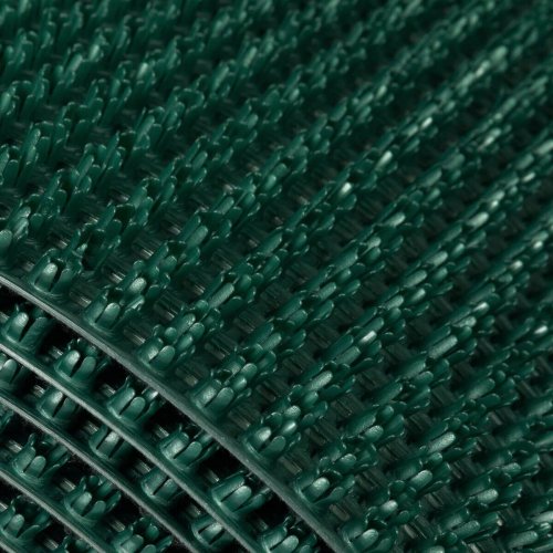 Грязезащитное щетинистое покрытие Альфа-стиль Стандарт в рулоне 0.9x15 м 168 Зеленый металлик