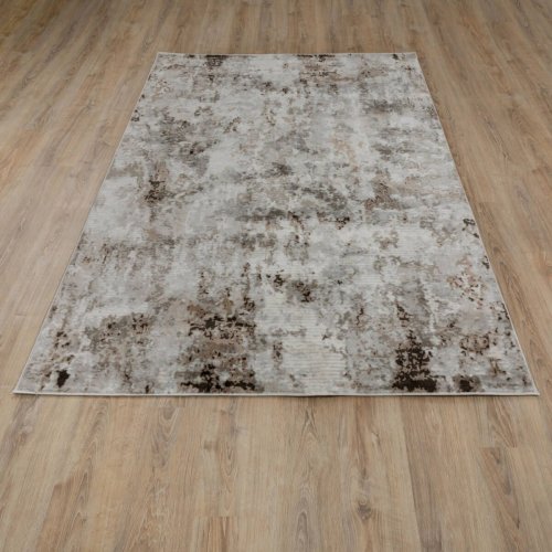 Турецкий ковер Trendy 5466A Grey/D.Taupe 1,5x0,8 м прямоугольный