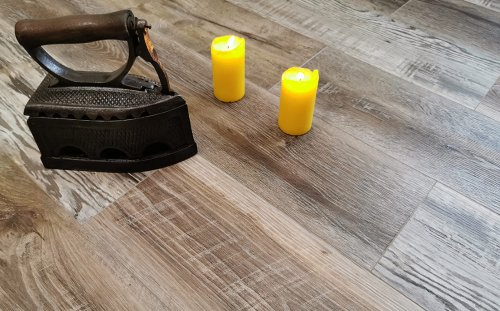 Виниловая плитка ПВХ Stone Floor SPC Дуб Лофт Коричневый