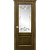 Межкомнатная дверь La Porte серия New Classic модель 200.1 дуб коньяк витраж с бевелсами Румба