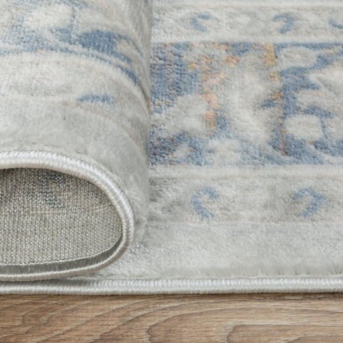 Турецкий ковер Trendy 5947A Cream/Grey 1,5x0,8 м прямоугольный