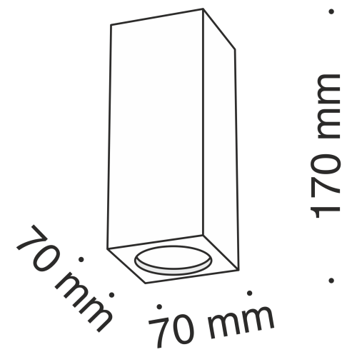 Потолочный светильник Technical Conik gyps C006CW-01W 30W белый