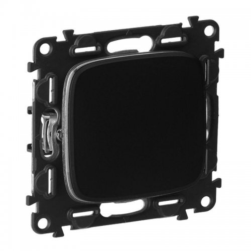 Механизм выключателя 1-кл. СП Valena Allure 10А IP20 250В 10АХ с лиц. панелью безвинт. зажимы антрацит Leg 752911