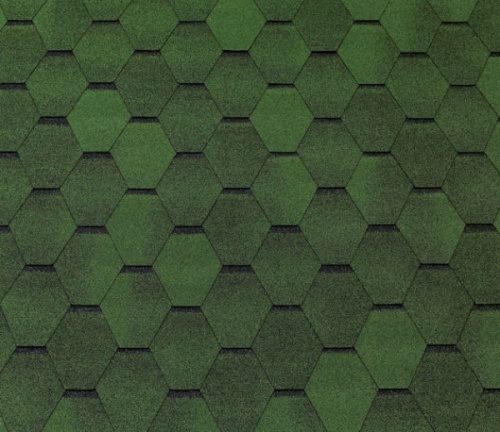 Гибкая черепица Tegola Смальто Зеленый