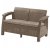 Двухместный диван Keter Corfu Love Seat коричневый 223214