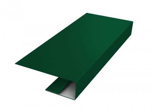 J-Профиль 18мм 0.5 Satin с пленкой RAL 6005 зеленый мох (2м)