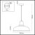 Подвес Odeon Light Bits 3362/1 E27 60 Вт