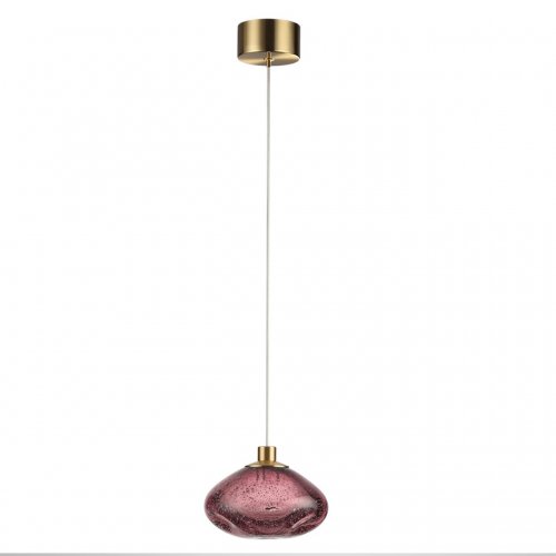 Подвесной светильник Odeon Light Mela цвет бордовый арт. 7043/4L 3000K 4W LED