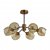 Люстра потолочная Lumion Odell 5649/6C 6*60W черный, бронза Люстра потолочная Lumion Odell 5649/6C 6*60W черный, бронза