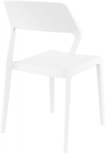 Стул пластиковый Snow белый