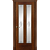 Межкомнатная дверь La Porte серия Classic модель 300.8 красное дерево со стеклом Рим