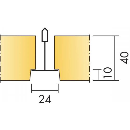 Подвесной потолок Ecophon Master E T24 1200x1200 мм
