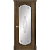Межкомнатная дверь La Porte серия Classic модель 300.4F дуб миндаль со стеклом Липария