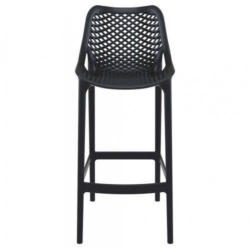 Стул пластиковый барный Air Bar 75 черный