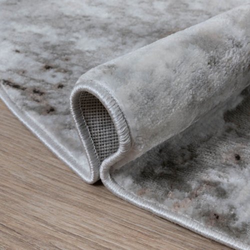 Турецкий ковер Trendy 5466A Grey/D.Taupe 1,6x1,6 м круглый