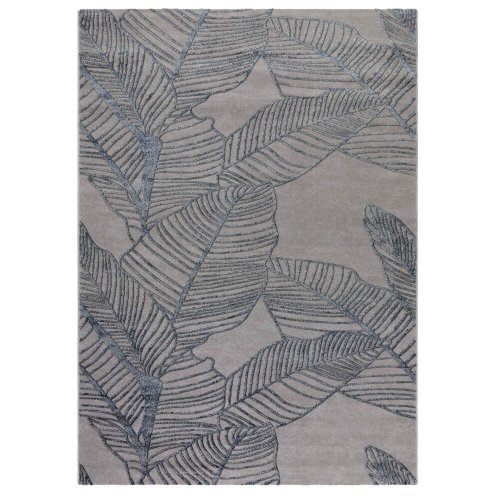 Турецкий ковер Almira E1482 Grey/N.Blue 1,5x0,8 м прямоугольный
