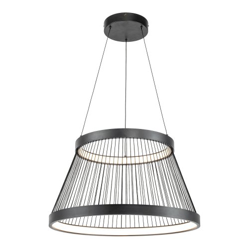 Люстра подвесная Lussole Macon цвет черный арт. LSP-7309 3000K 1*54W LED