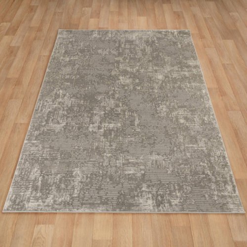 Турецкий ковер Lion 5485 Grey/Grey 1,5x0,8 м прямоугольный