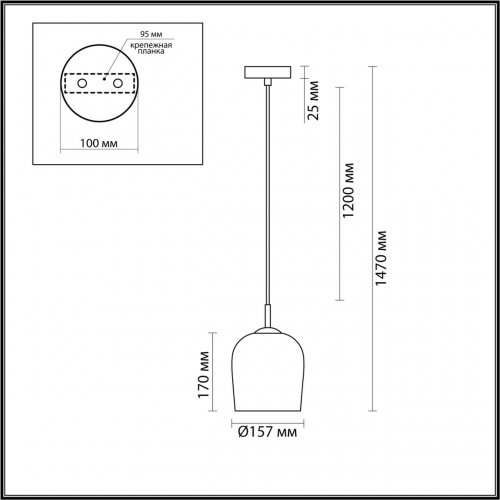 Подвес Lumion Ellie 6551/1A 1*40W матовое золото