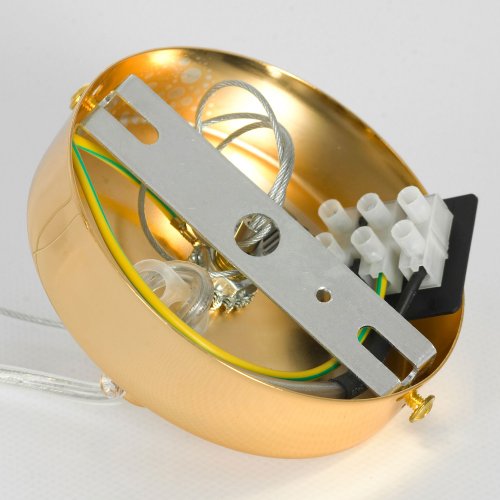 Люстра подвесная Lussole Davie LSP-8778 40W блестящее золото