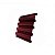 Профнастил Grandline H60R Satin RAL 3005 вишнёвый