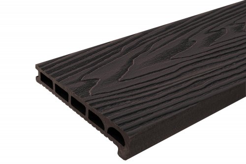 Ступень узкая (полуступень) Classic без обработки, 3000х170х25мм, цвет венге