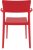 Кресло пластиковое Plus красный Кресло пластиковое Plus красный