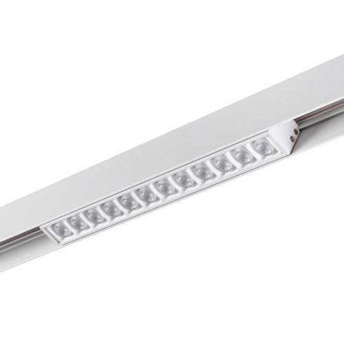 Трековый низковольтный смарт-светильник диммируемый со сменой цв.температуры (пульт ДУ отдельно) Novotech Flum цвет белый арт. 359487 3000-6500K 12W LED