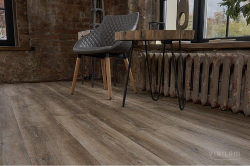 Виниловый ламинат Vinilam Ceramo XXL Дуб Биль 8895-EIR