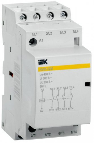 Контактор модульный КМ25-22М AC ИЭК MKK11-25-22
