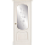 Межкомнатная дверь La Porte серия Classic модель 300.4 ясень карамель со стеклом Вьюн