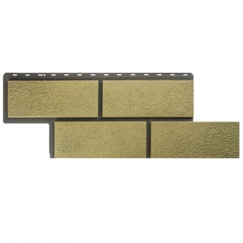 Фасадная панель Альта-Профиль Камень Неаполитанский Песчаный 1255х452 мм