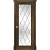 Межкомнатная дверь La Porte серия New Classic модель 200.6 дуб миндаль со стеклом Ромб